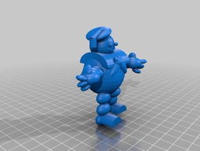 stay puft marshmallow man 3d l'impression 3d print model - Mito3D