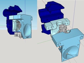 bq prusa i3 e3d bowden Drucker Teile 3d print model - Mito3D