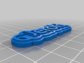 jerold t1 llaveros personalizado 3d print model - Mito3D