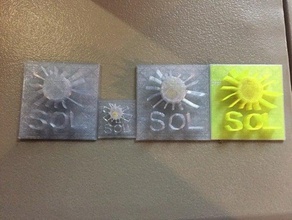 macchia di vetro chiaro filamenti perline per la matematica art colorato 3d print model - Mito3D