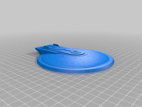 11400 scale excelsior class starship 3d printing 3d print model - Mito3D