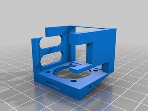 my customized y-axis fan holder fabrikator mini v15 3d printer accessories 3d print model - Mito3D