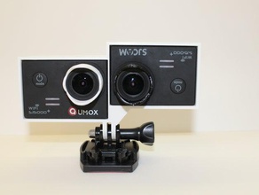 3d tutucu sj5000 diğer actioncams baskı kamera 3d print model - Mito3D