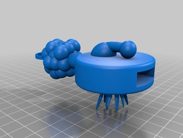 plumbus Anahtarlık sahne 3D print model - Mito3D