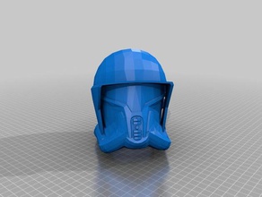 star wars old republic trooper conquistador capacete prontos para impressão 3d 3d print model - Mito3D