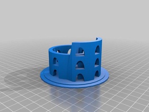 colosseum buildings structures 3d print model - Mito3D