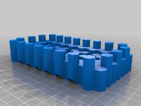 hexagon sabunluk banyo 3d print model - Mito3D