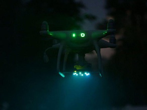 dji phantom 4 neopixel de montage le bricolage adafruit drone led ovni 3d print model - Mito3D
