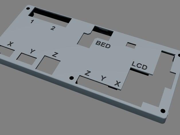 4e3d principale coperchio della scheda di rb2 rb3 rb rbb gli aggiornamenti la stampante parti copertura piastra posteriore del sistema espandibile aggiornamento rb1 rigidbot 2 monte 3D print model - Mito3D