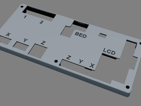 4e3d ana kart kapağı rb2 rb3 rb rbb yükseltir yazıcı parçalar kapak arka plaka sistemi genişletilebilir yükseltme rb1 rigidbot 2 monte edin 3d print model - Mito3D