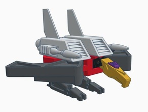 laserbeak transformers g1 toys games decepticon 3d print model - Mito3D