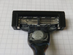 mach 3 razor blade protector travel bathroom 3d print model - Mito3D