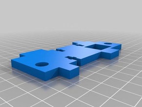 anet a6 frame axis left part 3d printer parts 3d print model - Mito3D