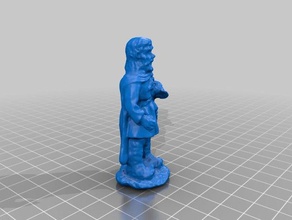 knight scan people figure scanned 3d print model - Mito3D