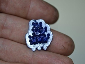 piccolo farfalle farfalla meno di 12 pollici micro gioielli ciondolo anello animali 3d print model - Mito3D