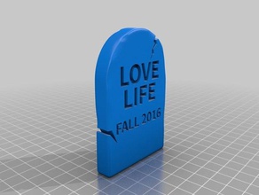headstone 1 other customized 3d print model - Mito3D