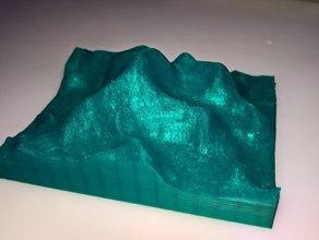 mount everest physics astronomy topography 3d print model - Mito3D