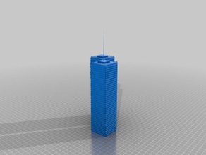 twin towers 3d printing 3d print model - Mito3D