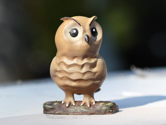 owl sculptures 3D print model - Mito3D