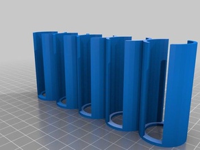 mi personalizados paramétrico de la moneda almacenamiento los tubos tapa organización 3d print model - Mito3D