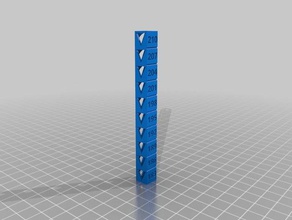 pla calibration tower 183-210 3d printing tests customized 3d print model - Mito3D