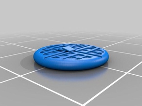waffle butter signs logos 3d print model - Mito3D