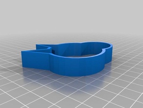 piggie cortador de galletas 3d impresión 3d print model - Mito3D