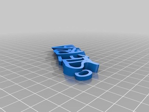 sierra keyfob Anahtarlık özelleştirilmiş 3d print model - Mito3D