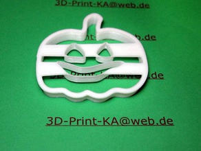 halloween pumpkin cookie cutter kitchen dining 3d-print-ka 3d-print-kawebde 3dmodel 3dprintable 3d cutters printer kuerbis krbis karlsruhe stutensee 3d print model - Mito3D