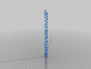 petg tower 210-240 3d printing tests customized 3d print model - Mito3D