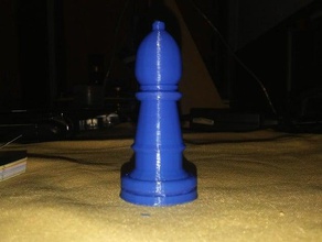 alfil vescovo di scacchi ajedrez 3d print model - Mito3D