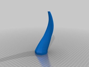 my customized customisable horn attachement tabs test right costume 3d print model - Mito3D