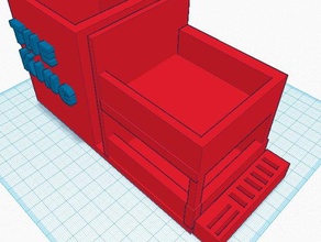 desk organizer 20 3d printing 3d print model - Mito3D