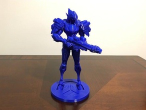 pharah overwatch people blizzard fps 3d print model - Mito3D