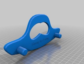 shopping bag fashion handle knob 3d print model - Mito3D