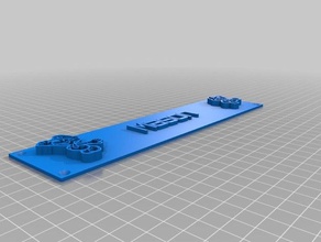 mason pulseira de identificação office personalizado 3d print model - Mito3D