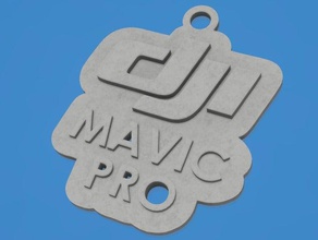 dji mavic porte-clés 3d print model - Mito3D