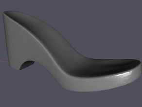 zapato de suela la moda 3d print model - Mito3D