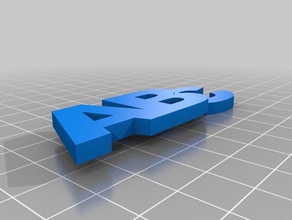 abc arte 3d print model - Mito3D