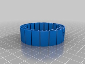 paige braclet bracelets customized 3d print model - Mito3D