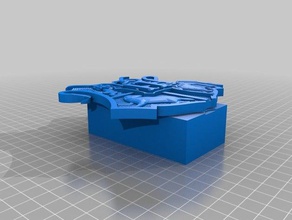 hogwarts-Haus-tragbares Ladegerät gadgets 3d print model - Mito3D