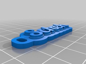 llavero schek llaveros personalizado 3d print model - Mito3D