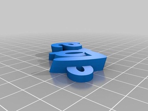 lola masticable llavero llaveros personalizado 3d print model - Mito3D