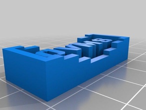 meine angepasste Projekt Typenschild generator openscad lernen 3d print model - Mito3D