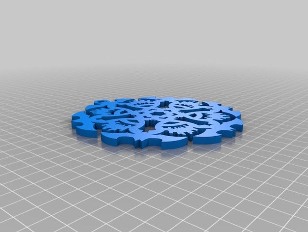 batman snowflake decor 3D print model - Mito3D