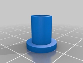 parametric bushing-optional flange parts 3d print model - Mito3D