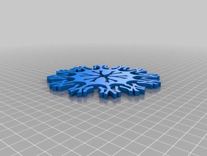 ny yankees snowflake ornament decor 3d print model - Mito3D