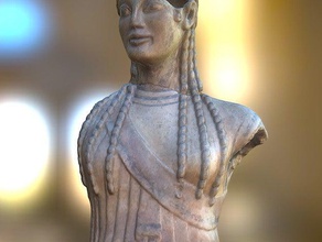 kadın Etrüsk tarar kopyaları 3d baskı tarama Asya kültürel miras mitoloji Roma heykel terracotta 3d print model - Mito3D