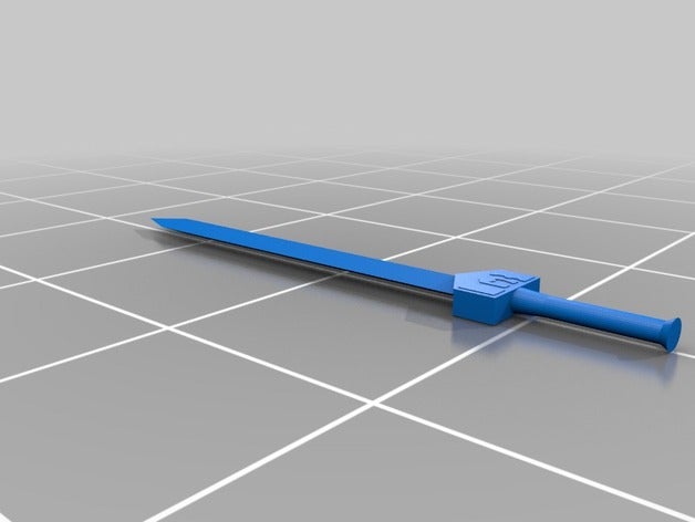espaço espada esculturas avatar last airbender 3D print model - Mito3D