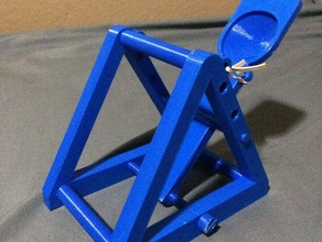 catapulta 3 ângulos de lançamento mecânico brinquedos Impressos em 3d física physicsproject experiência brinquedo 3d print model - Mito3D